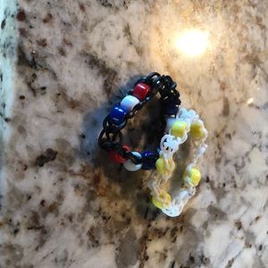 Loom band bracelet bundle❤️🤍💙